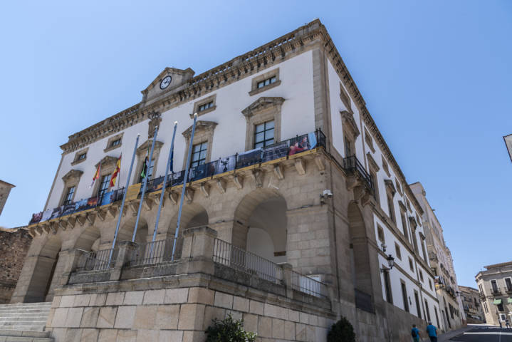 14 - Caceres - ciudad - Plaza Mayor - Ayuntamiento